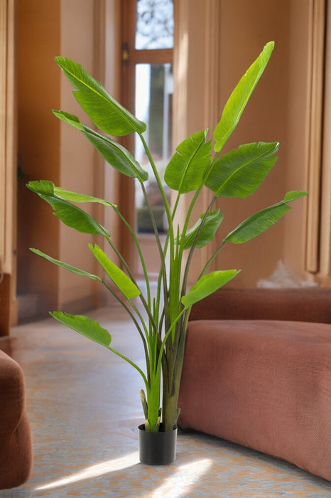 Strelitzia Nicolai Kunstig Plante - H180Cm, Ø17Cm