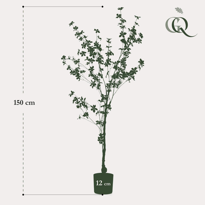 Tropaeolum Speciosum Kunstig Plante - H150Cm, Ø12Cm