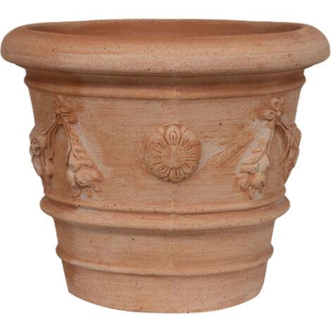 Terracotta Vase Orlato Toscana Ø50Cm H40Cm