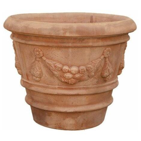 Tuscan Terracotta Vase Ø80Xh64 For Planter