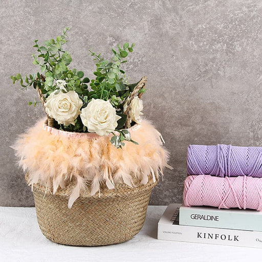 Thai Basket Pompom Rosa